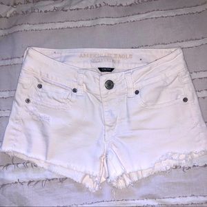 American Eagle White Jean Shortie